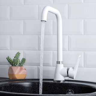 Смеситель для кухни РМС SL77W-017F-1 белый